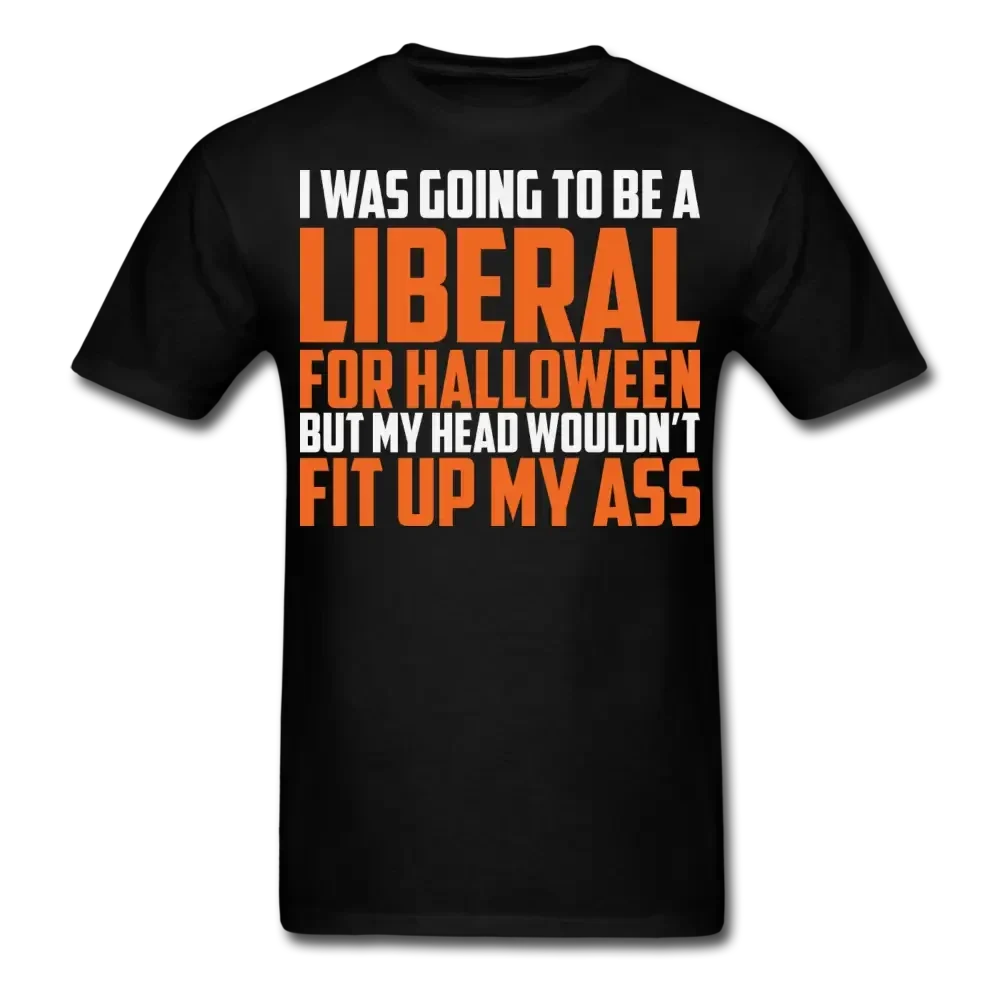 Anti Liberal Halloween T-Shirt - black