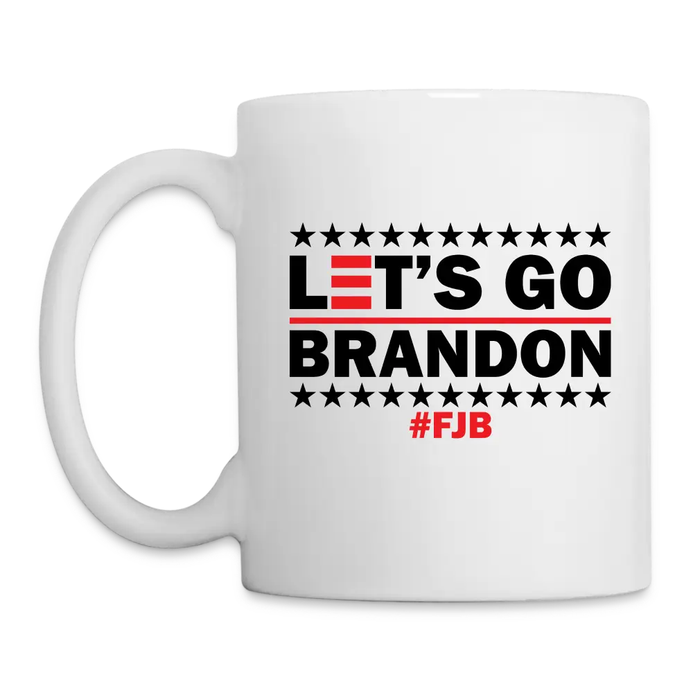Let's Go Brandon FJB Coffee/Tea Mug - white