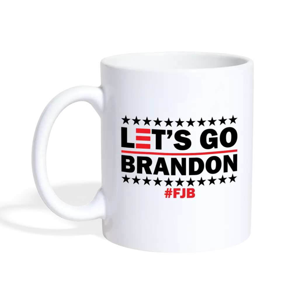 Let's Go Brandon FJB Coffee/Tea Mug - white