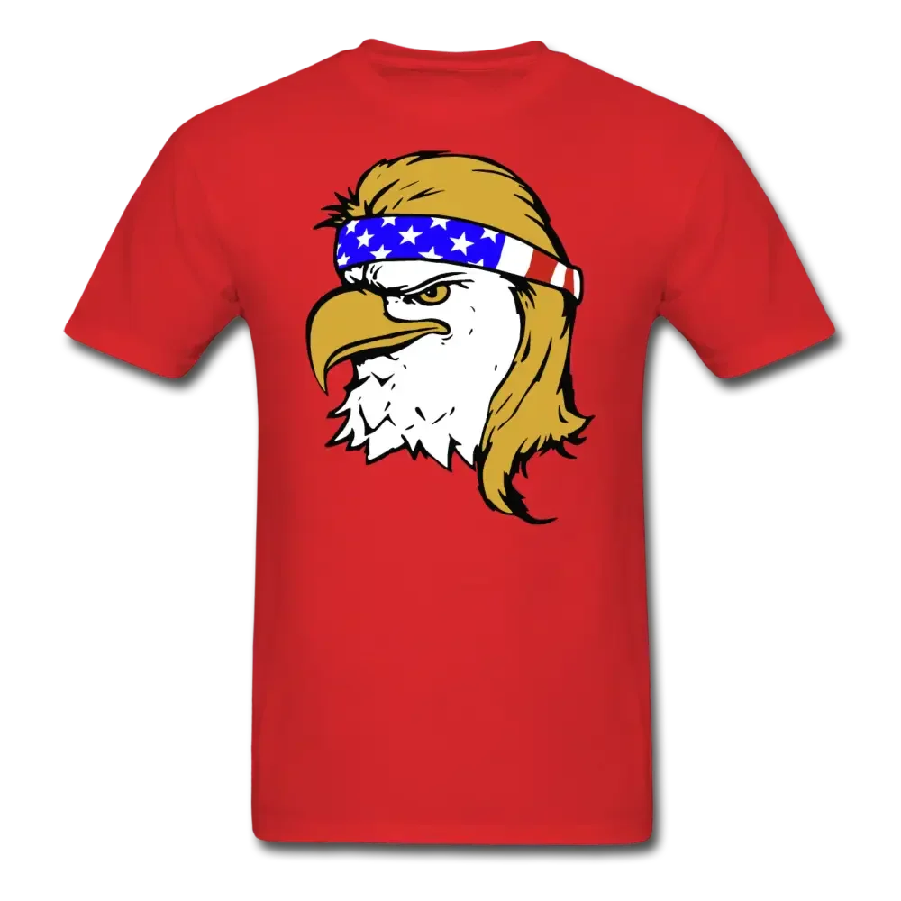 Mullet Eagle T-Shirt - red