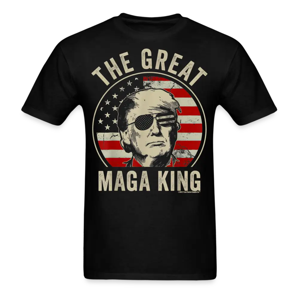 The Great MAGA King Trump 2024 T-Shirt - black