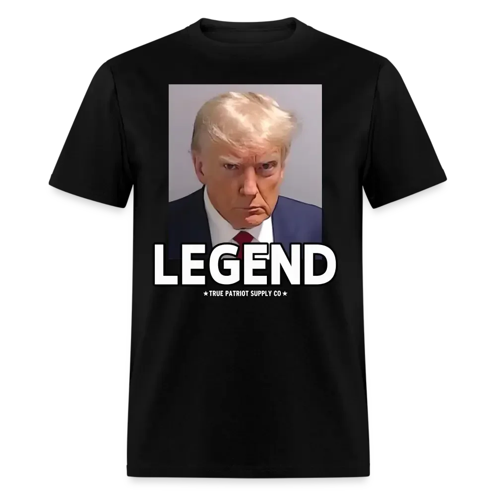 Trump Mugshot LEGEND Unisex Classic T-Shirt - black