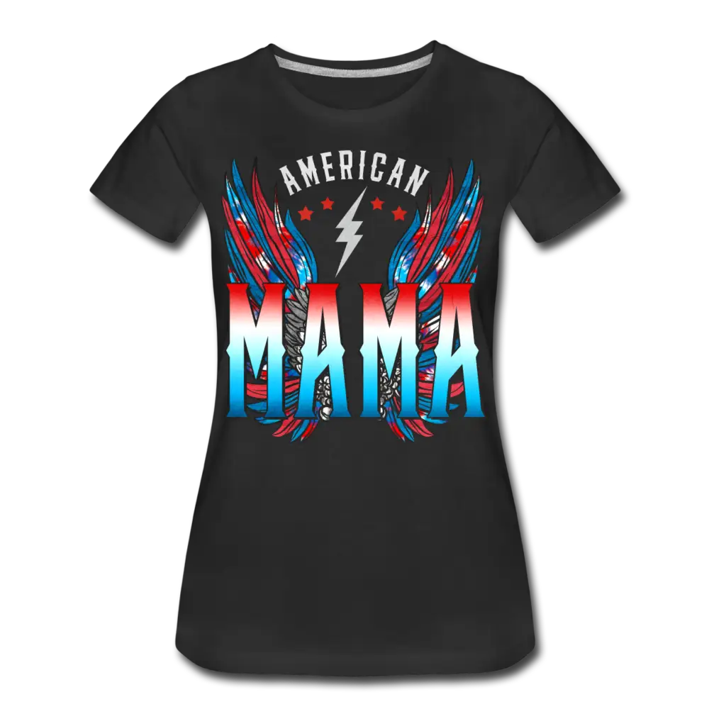 American Mama Women’s Premium T-Shirt - black