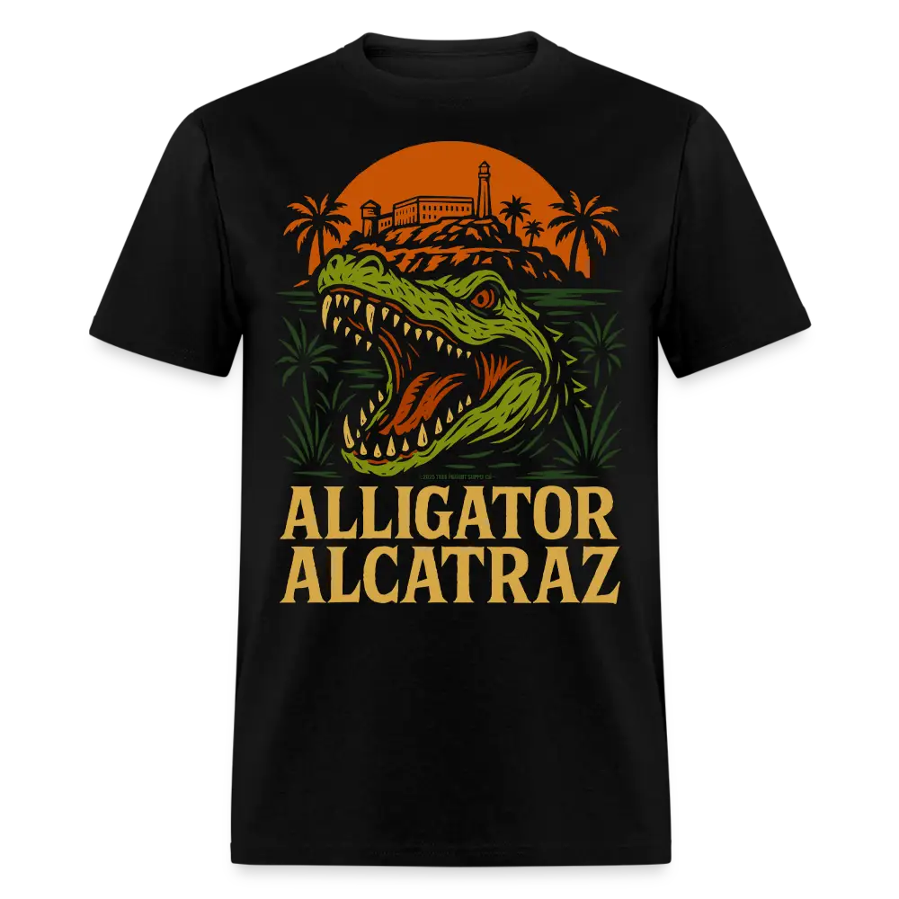 Alligator Alcatraz Unisex Classic T Shirt Black / S Unisex
