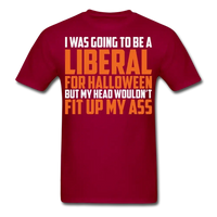 Load image into Gallery viewer, Anti Liberal Halloween T-Shirt - dark red
