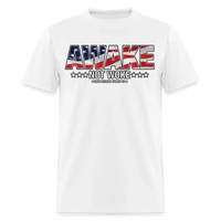Load image into Gallery viewer, Awake Not Woke Anti Woke Unisex Classic T-Shirt - white
