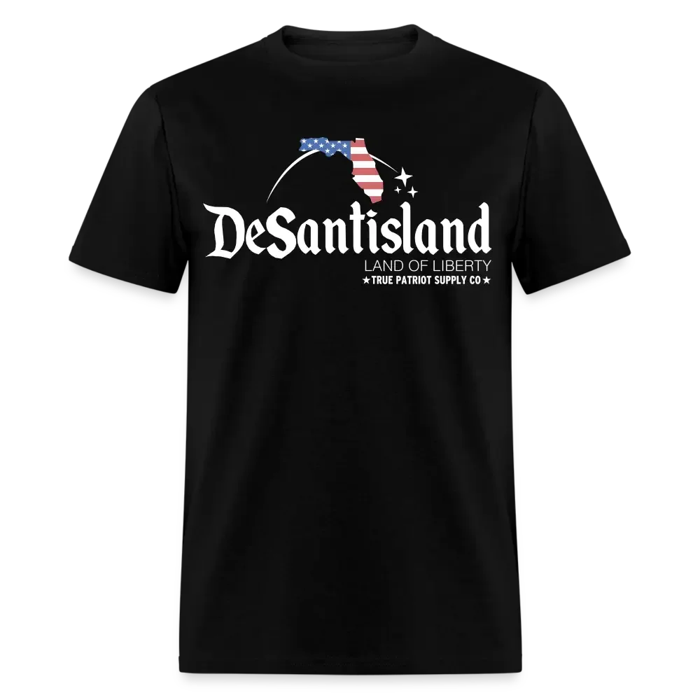 DeSantisland Land Of Liberty Ron DeSantis Florida Unisex Classic T-Shirt - black