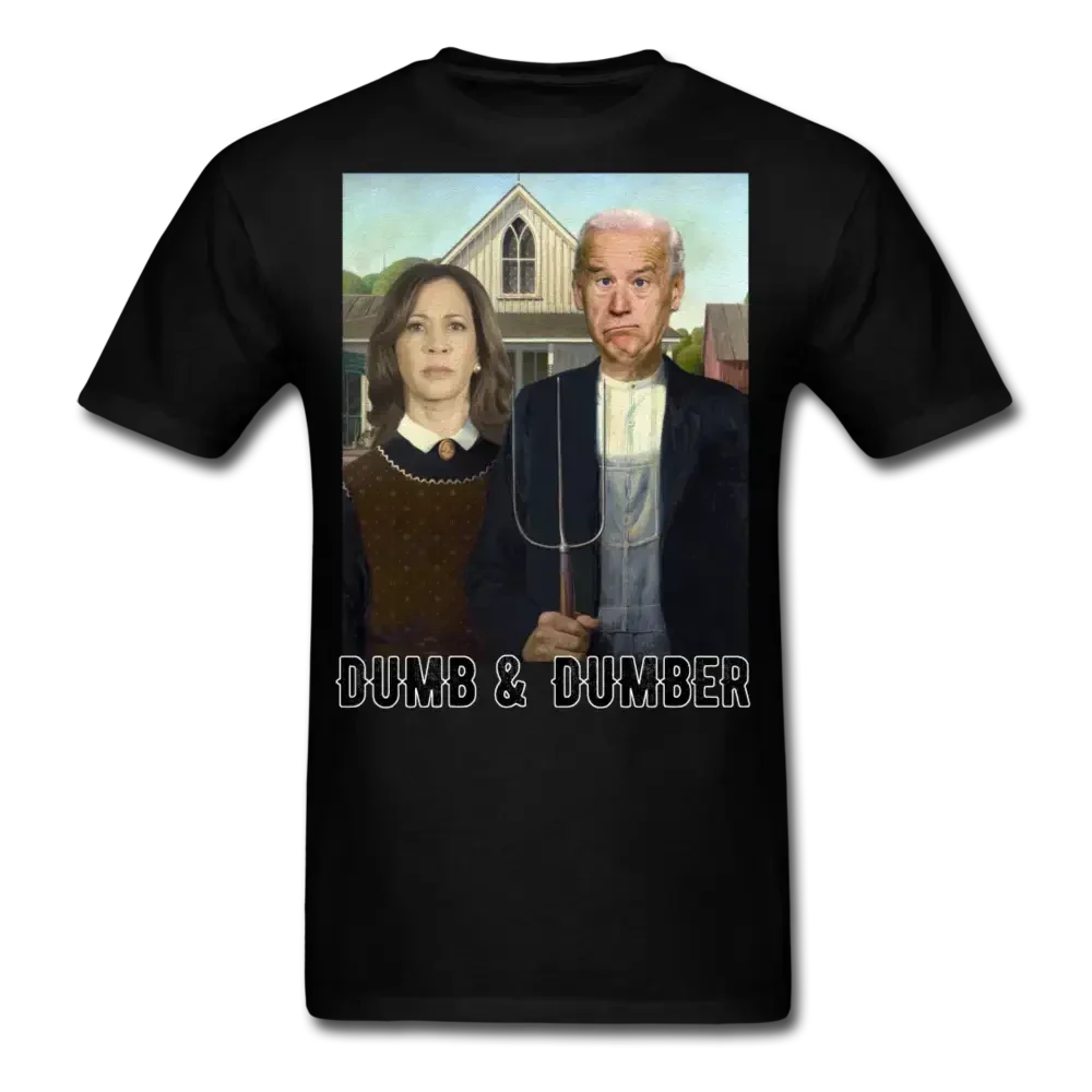 Dumb & Dumber: Biden & Harris T-Shirt - black