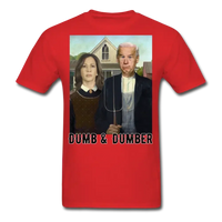Load image into Gallery viewer, Dumb &amp; Dumber: Biden &amp; Harris T-Shirt - red

