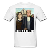 Load image into Gallery viewer, Dumb &amp; Dumber: Biden &amp; Harris T-Shirt - white
