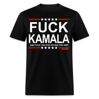 Load image into Gallery viewer, Fuck Kamala Harris And Fuck You For Voting For Her Unisex Classic T-Shirt - black
