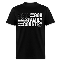 Load image into Gallery viewer, God Family Country Conservative Christian Unisex Classic T-Shirt - black

