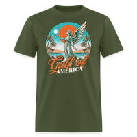 Load image into Gallery viewer, Gulf of America Unisex Classic T-Shirt - Military Green / S
