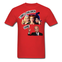 Load image into Gallery viewer, I Smell Children Anti Biden Halloween T-Shirt - red
