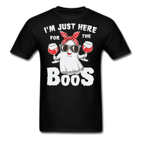 Load image into Gallery viewer, I&#39;m Just Here For The Boos Halloween T-Shirt - black
