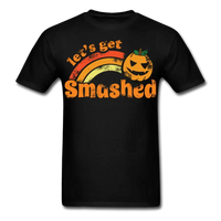 Load image into Gallery viewer, Let&#39;s Get Smashed Funny Halloween T-Shirt - black
