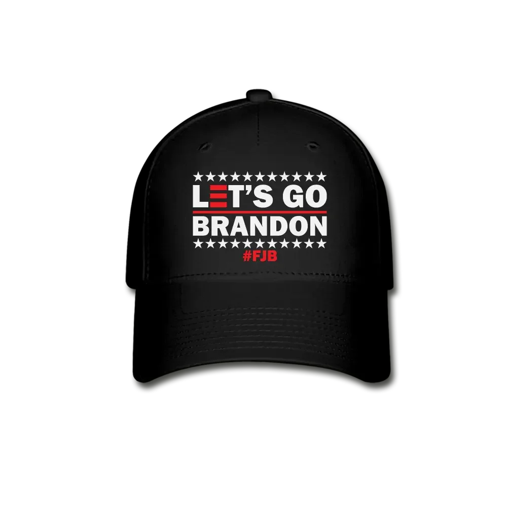 Let's Go Brandon FJB Anti Biden Baseball Cap - black