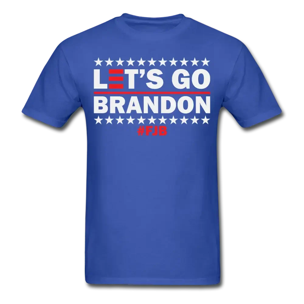 Let's Go Brandon FJB Anti Biden T-Shirt - royal blue
