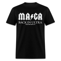 Load image into Gallery viewer, MAGA Back In Ultra Funny AC DC Parody Unisex Classic T-Shirt - black
