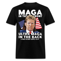 Load image into Gallery viewer, MAGA In The Front Ultra MAGA In The Back Mullet Trump Meme Unisex Classic T-Shirt - black
