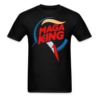 Load image into Gallery viewer, Maga King Trump 2024 Ultra Maga Burger King Parody T-Shirt - black
