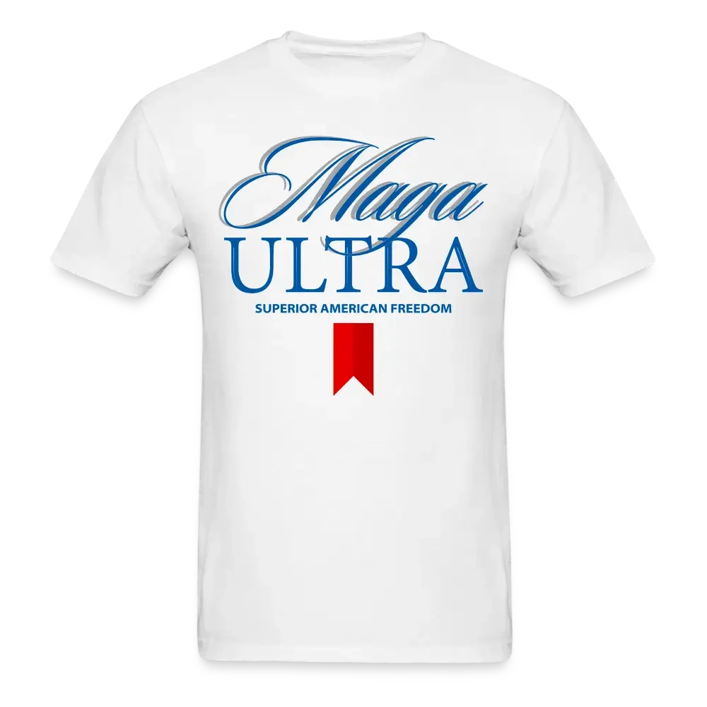 Maga Ultra Michelob Beer Parody T-Shirt - white