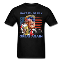 Load image into Gallery viewer, Make 4th of July Great Again T-Shirt - black

