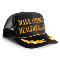 Load image into Gallery viewer, Make America Healthy Again Trucker Hat Mesh Cap - Gold Oak
