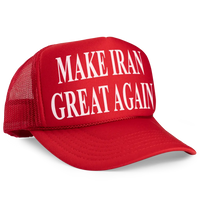 Load image into Gallery viewer, Make Iran Great Again Trucker Hat Mesh Cap - Red - Trucker
