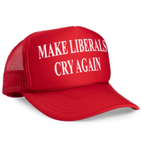 Load image into Gallery viewer, Make Liberals Cry Again MAGA Trucker Hat Mesh Cap - Trucker
