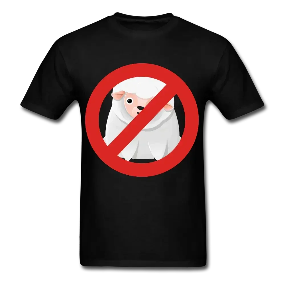 No Sheep! T-Shirt - black