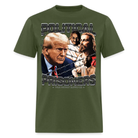 Load image into Gallery viewer, Political Prisoners Trump 2024 Conviction Unisex Classic T-Shirt - military green
