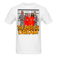 Load image into Gallery viewer, The American Dream Lock Them Up Anti Biden FJB T-Shirt - white
