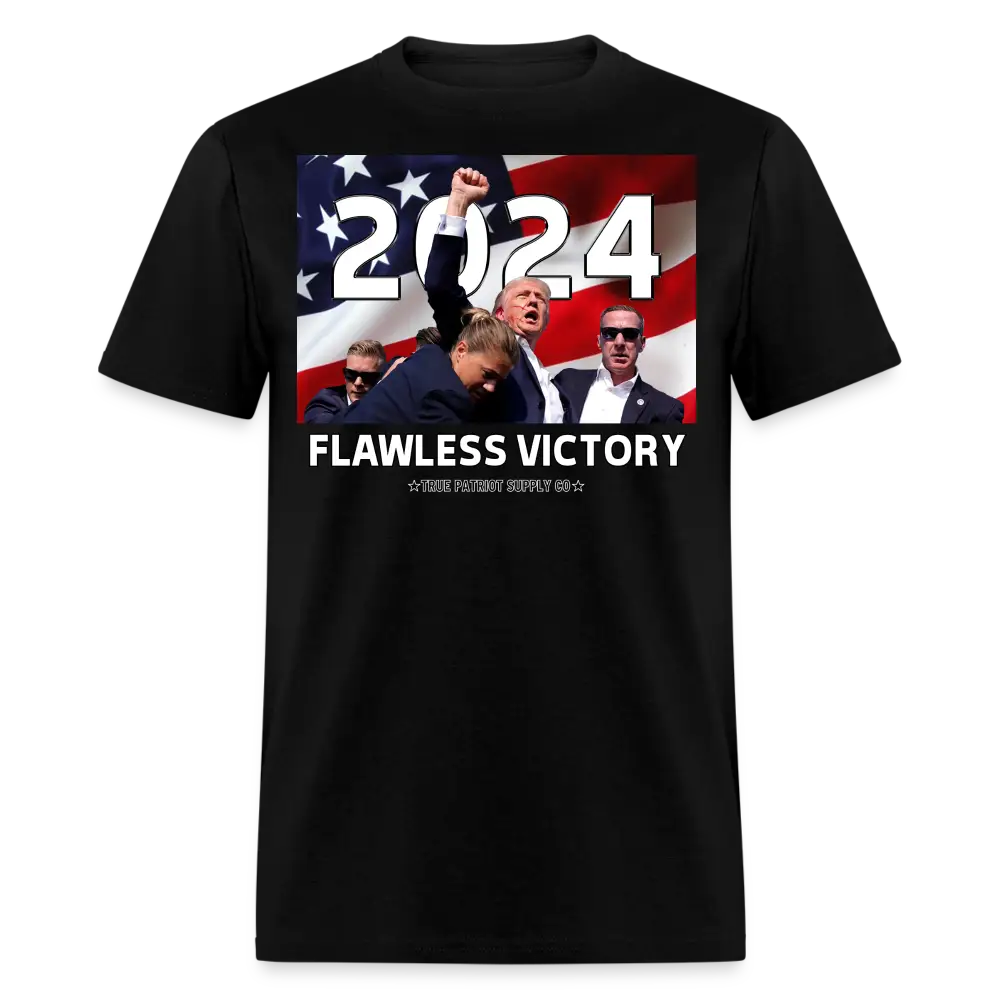 Trump 2024 Flawless Victory Unisex Classic T-Shirt - black