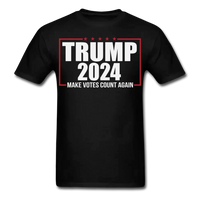 Load image into Gallery viewer, Trump 2024 Make Votes Count Again! T-Shirt - black

