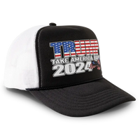 Load image into Gallery viewer, Trump 2024 - Take America Back Foam Trucker Hat Mesh Cap
