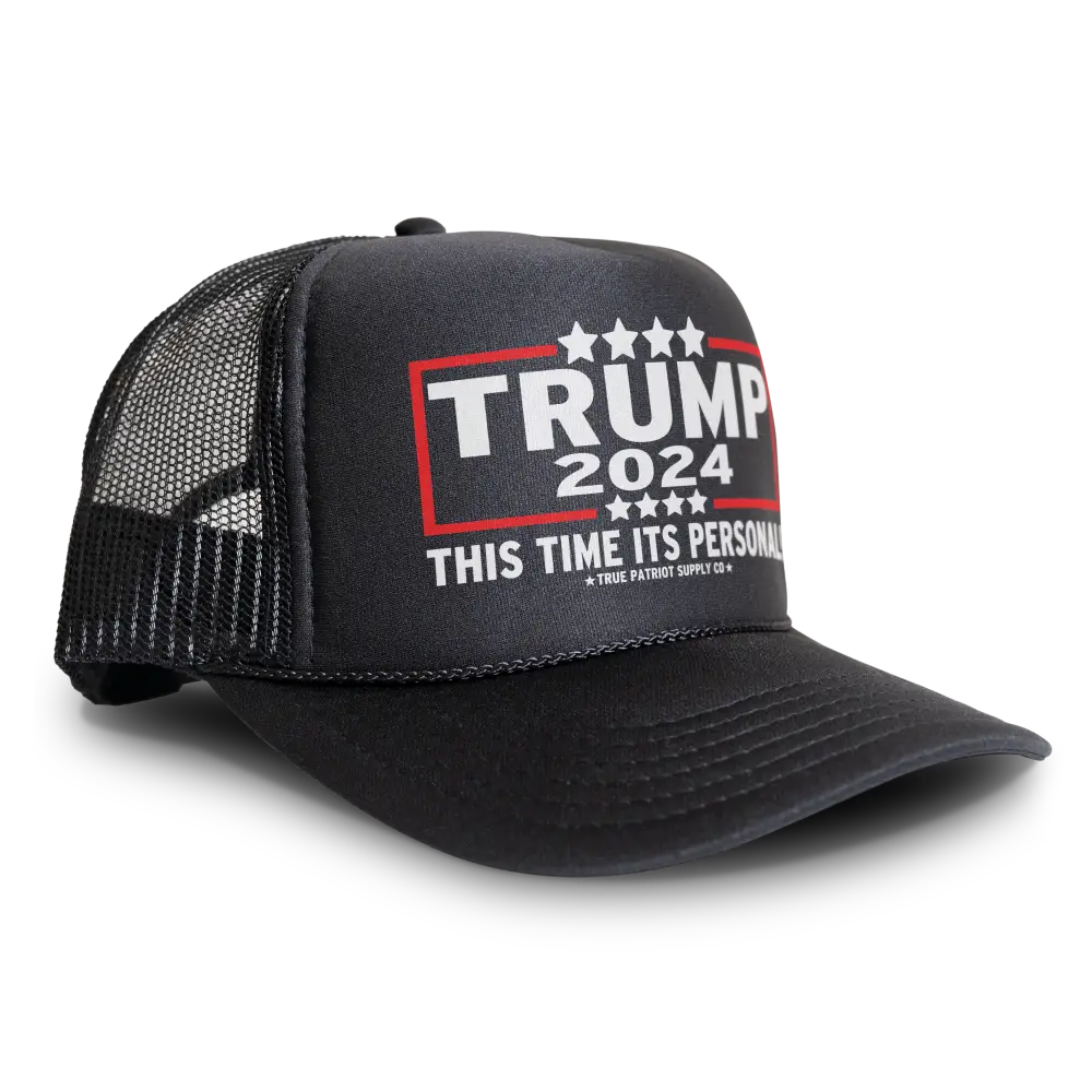 Trump 2024 This Time Its Personal Trucker Hat Mesh Cap