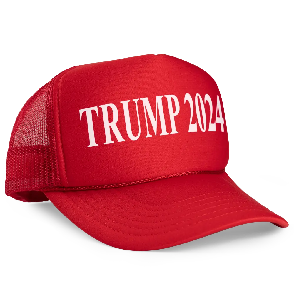 Trump 2024 Trucker Hat Mesh Cap - Trucker Hat