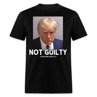 Load image into Gallery viewer, Trump Mugshot NOT GUILTY Unisex Classic T-Shirt - black
