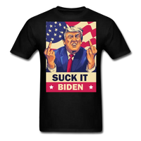 Load image into Gallery viewer, Trump: Suck It Biden! T-Shirt - black
