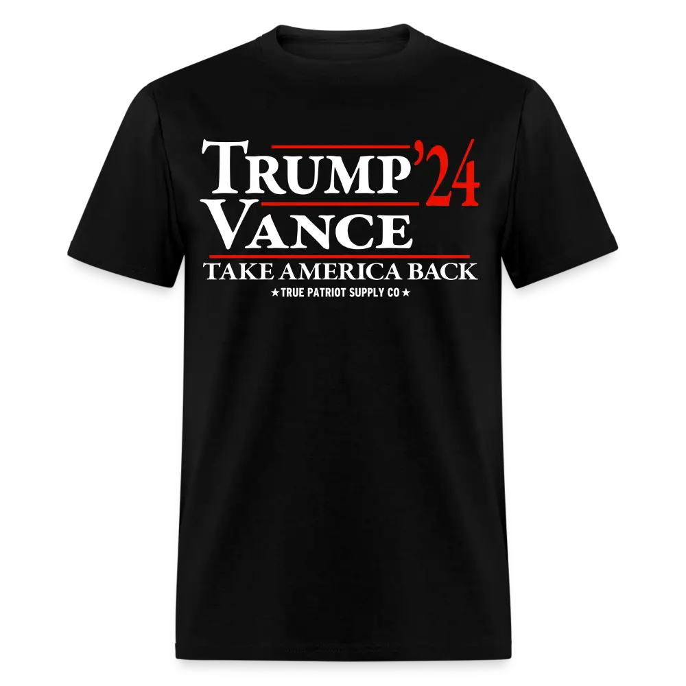Trump Vance 2024 Take America Back Unisex Classic T-Shirt - black