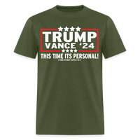 Load image into Gallery viewer, Trump Vance 2024 This Time Its Personal Unisex Classic T-Shirt - military green
