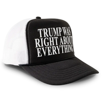 Load image into Gallery viewer, Trump Was Right About Everything Trucker Hat Mesh Cap
