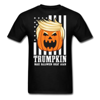 Load image into Gallery viewer, Trumpkin Make Halloween Great Again Trump Halloween T-Shirt - black
