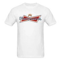 Load image into Gallery viewer, Trumpswiser Budweiser Parody Trump 2024 T-Shirt - white
