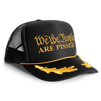 Load image into Gallery viewer, We The People ARE PISSED Trucker Hat Mesh Cap - Gold Oak
