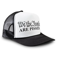 Load image into Gallery viewer, We The People ARE PISSED Trucker Hat Mesh Cap - White
