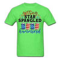 Load image into Gallery viewer, Getting Star Spangled Hammered T-Shirt - kiwi
