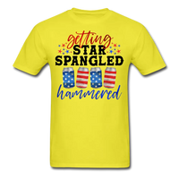 Load image into Gallery viewer, Getting Star Spangled Hammered T-Shirt - yellow

