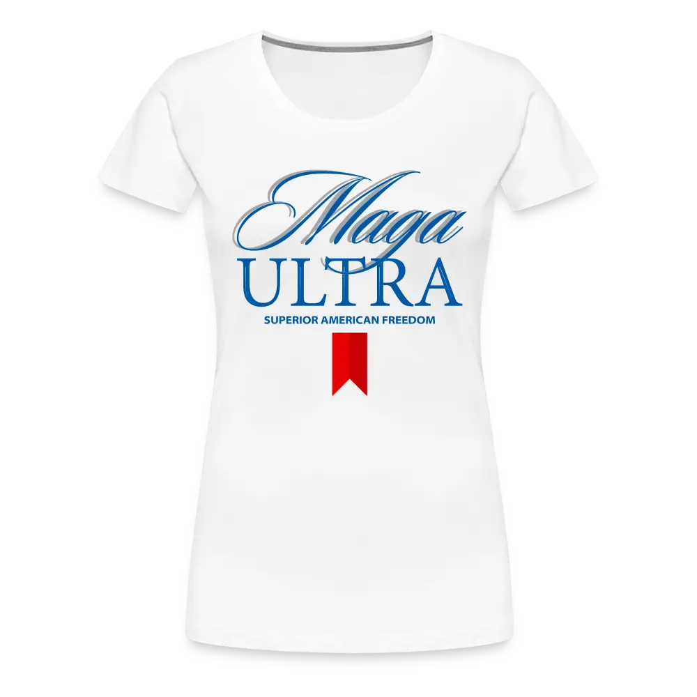 Maga Ultra Michelob Beer Parody Women’s Premium T-Shirt - white